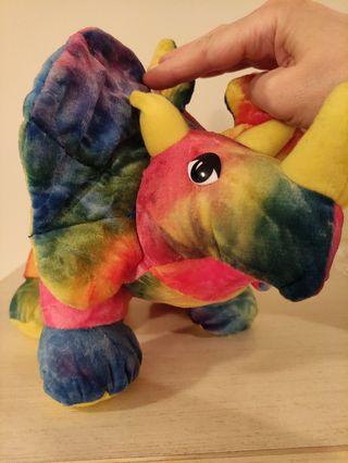 Peluche colorato dinosauro