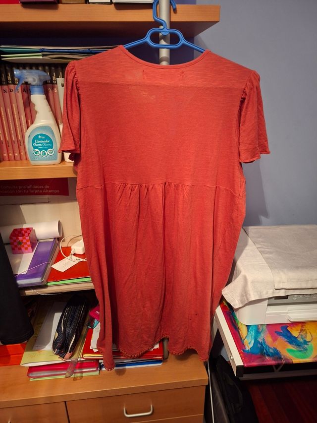 Abito a tunica corta rosso da donna Secret