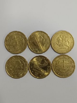 Monedas de 10 céntimos de euro (varios países)