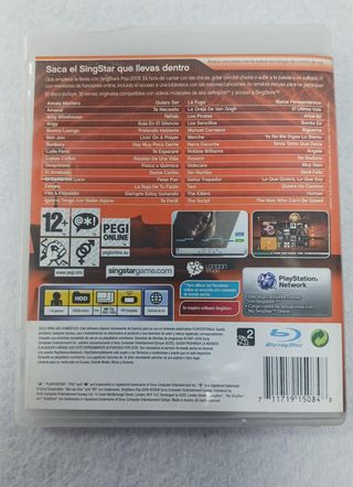 Juego PS3 Singstar Pop 2009
