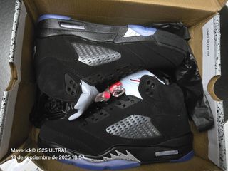 Nike Air Jordan 5 Retro OG Black Red Metallic T40