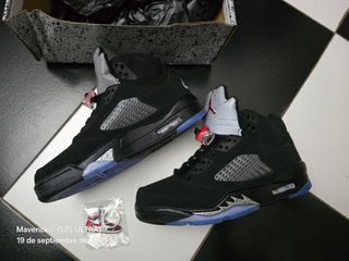 Nike Air Jordan 5 Retro OG Black Red Metallic T40
