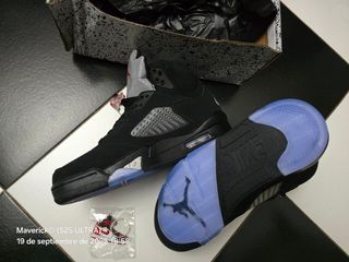 Nike Air Jordan 5 Retro OG Black Red Metallic T40