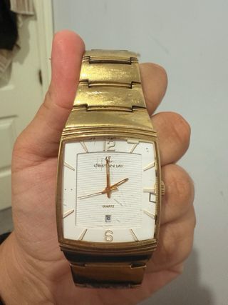 Reloj Christian Lay Bañado en Oro