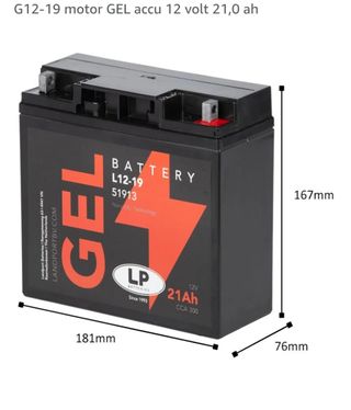 Batteria Gel LP 21Ah 12V