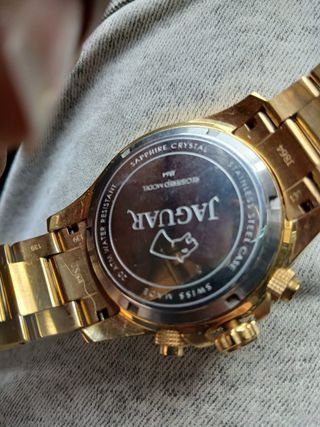 Reloj Jaguar Dorado