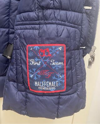 Malefemale Piumino Blu Taglia S