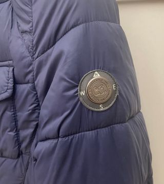 Malefemale Piumino Blu Taglia S