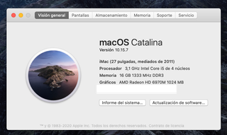 iMac 27 2011 Plata