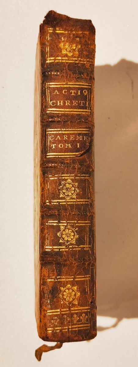 Libro antiguo 1744. Actions Chrétiennes...