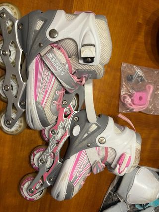Patines en línea y protecciones infantiles