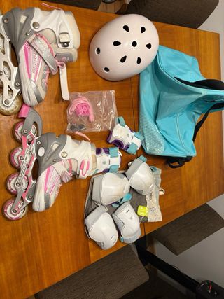 Patines en línea y protecciones infantiles