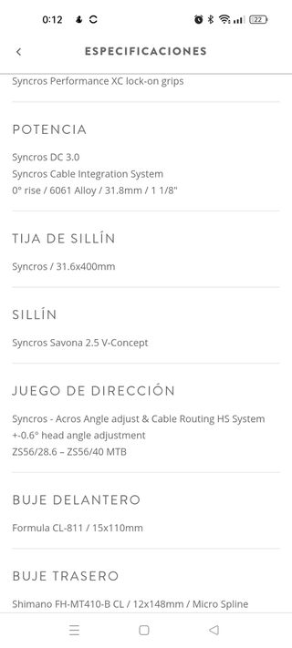 Bicicleta Scott Contessa 910 S