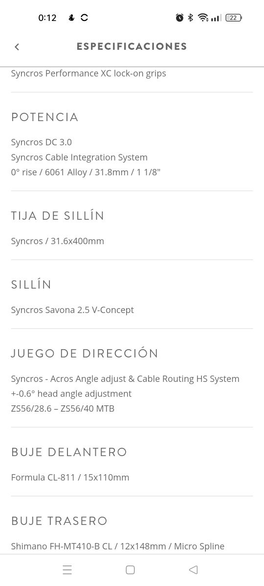 Bicicleta Scott Contessa 910 S