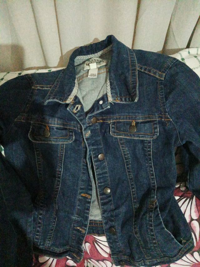 Chaqueta Vaquera con Bolsillos