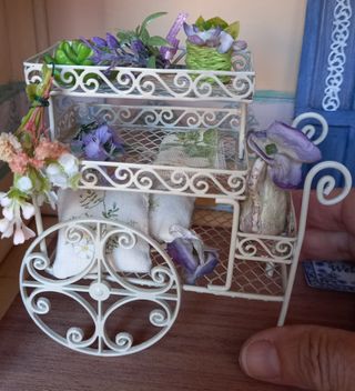 Carretto in miniatura per dollhouse