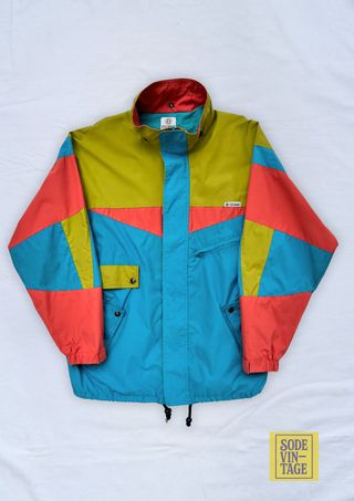 Chaqueta Colmar Vintage Color Block Talla XL