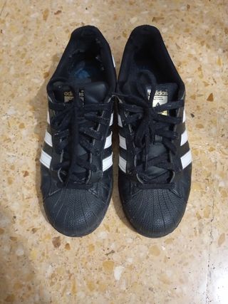 Zapatillas Adidas Superstar Negras