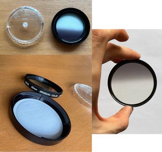 Filtro foto HOYA 55 mm Gradual Color polarizzatore