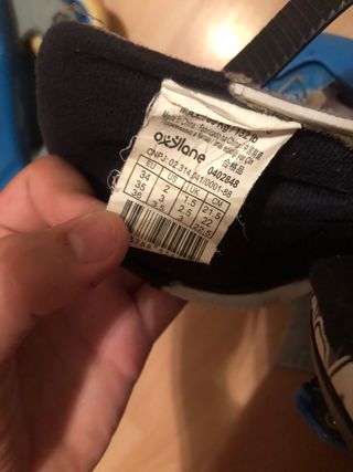 Patines Oxelo Talla 34 Niños