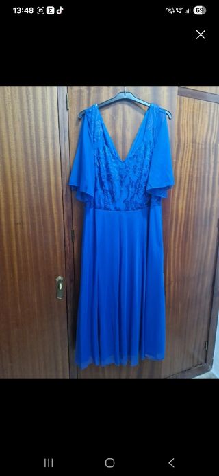 Vestido de fiesta azul