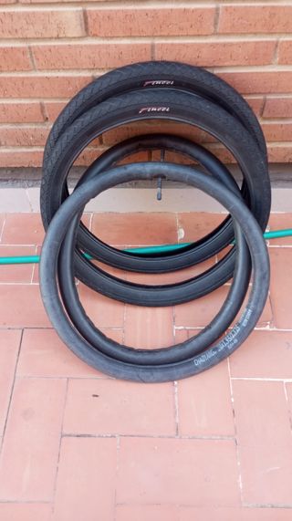 BMX: Horquilla, tija, ruedas,cazoletas... 20".