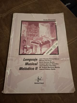 Libro Lenguaje Musical Melódico II