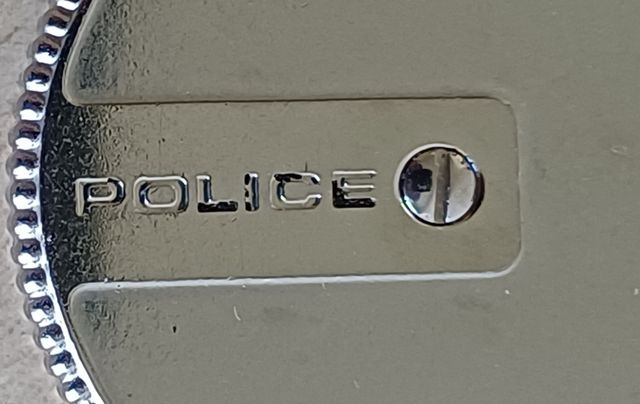 Ciondolo Police in acciaio argentato