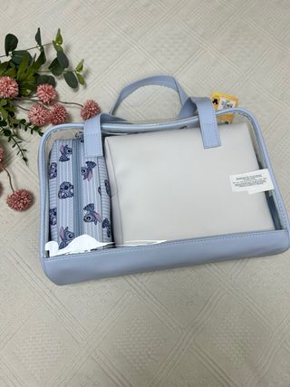 Set 3 Neceser Stitch Disney Azul y Blanco