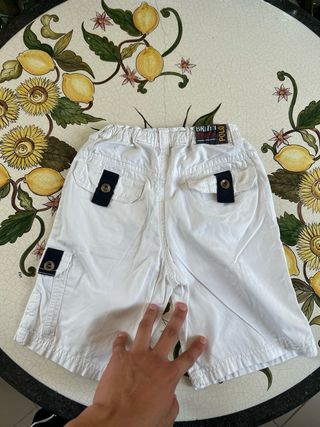 Pantaloncini Polo Club Bambino Bianchi