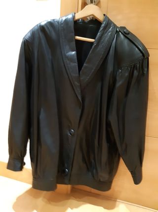 Chaqueta de cuero 3/4 señora