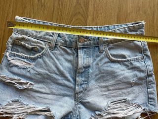 Shorts Zara rotos Desgastados deshilachados T.38