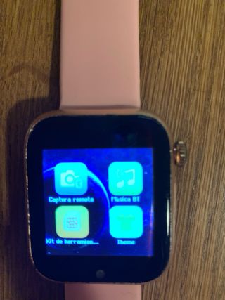 Smartwatch Oro y Rosa