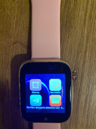 Smartwatch Oro y Rosa