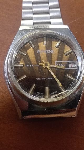 Orologio da polso Supreme oro e nero