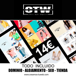 14€ Tienda Online + WebSite
