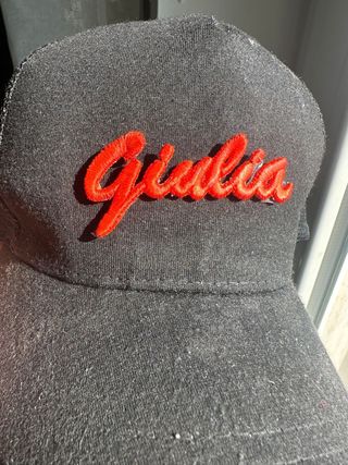Toppa con nome ricamato personalizzato 3D 