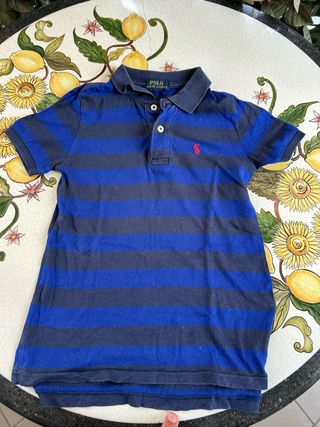 Polo Ralph Lauren bambino righe blu