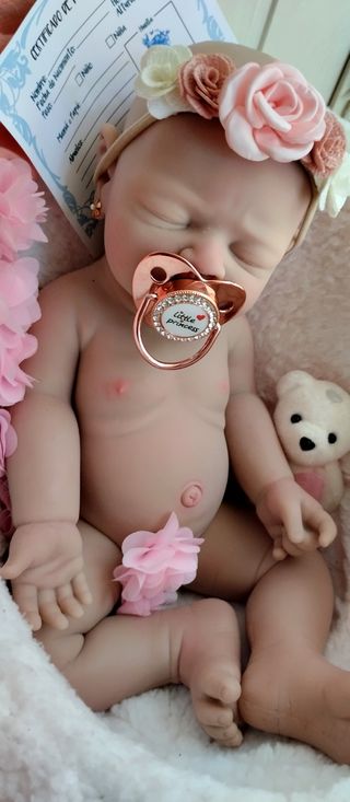 Bebé Reborn Silicona 44 cm