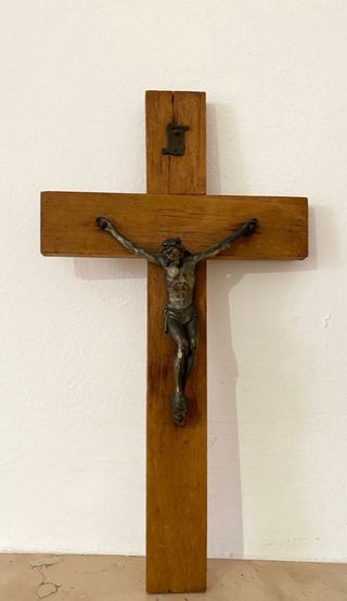 Crocefisso vintage in legno