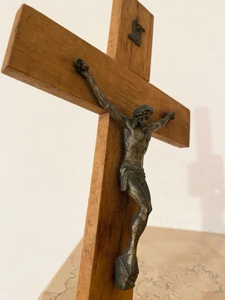 Crocefisso vintage in legno