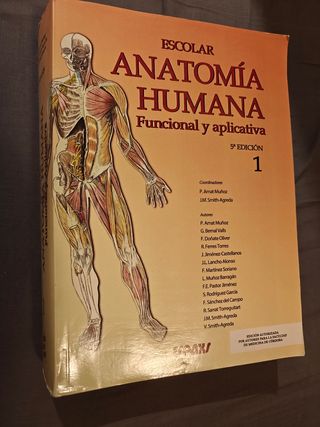 Escolar. Anatomía humana funcional y aplicativa...