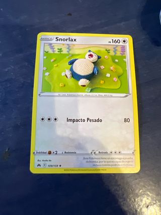 Carta Pokémon Snorlax Básico 109/159