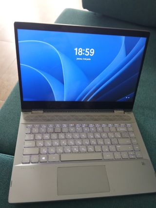 HP x360 Portátil Plata Pantalla Táctil