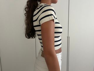 Top de rayas