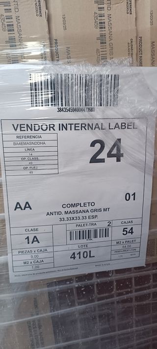 Suelo exterior gris antihielo 110 m2