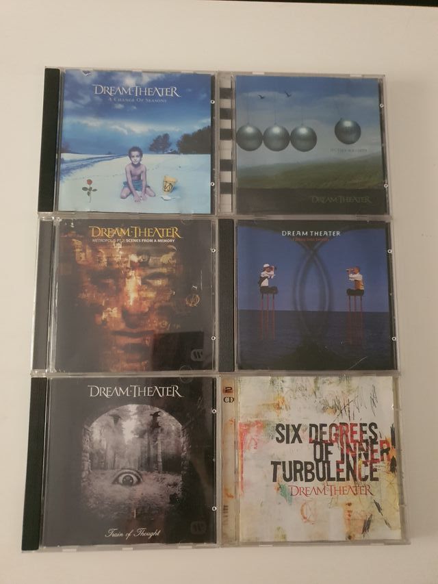 Lote 6 CDs de Dream Theater