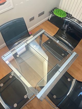 Mesa cristal extensible