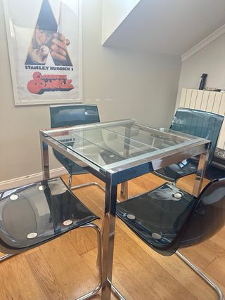 Mesa cristal extensible