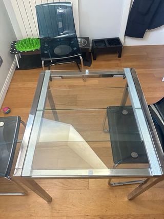 Mesa cristal extensible